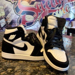 Women’s Nike Air Jordan 1 limited ed, black&white